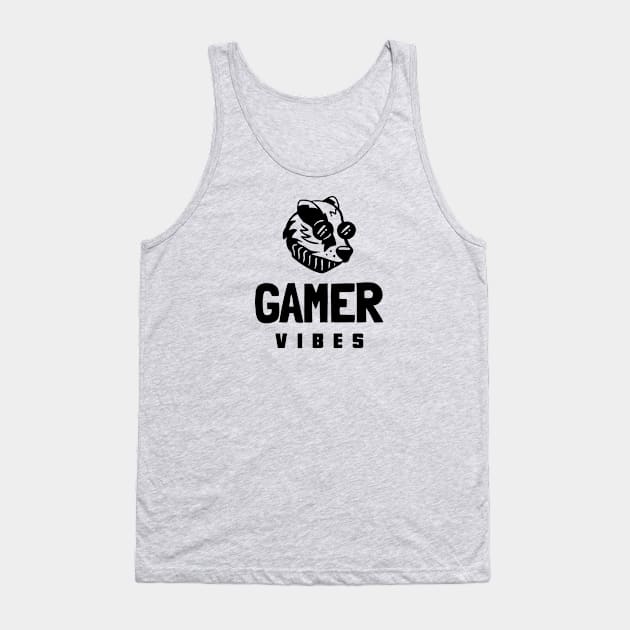 Gamer Vibes Badger Tank Top by Derek Player One